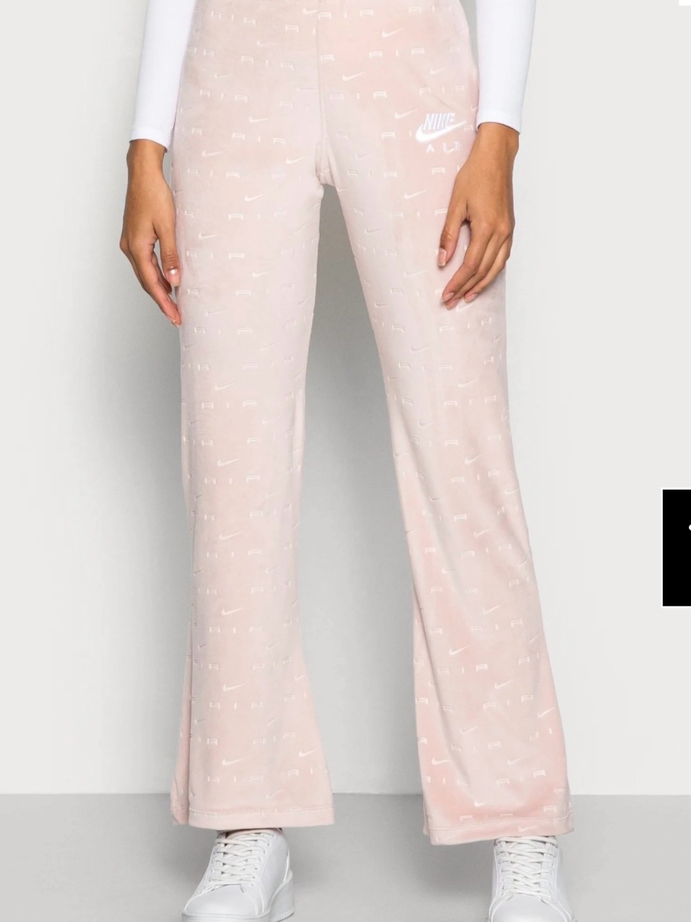 Nike Women’s Light Pink Boot-Cut Logo Pants